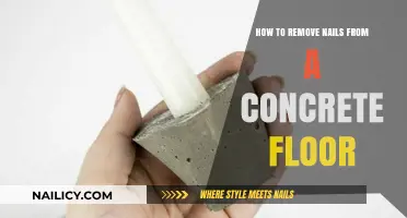 Efficiently Removing Nails from Concrete Floors