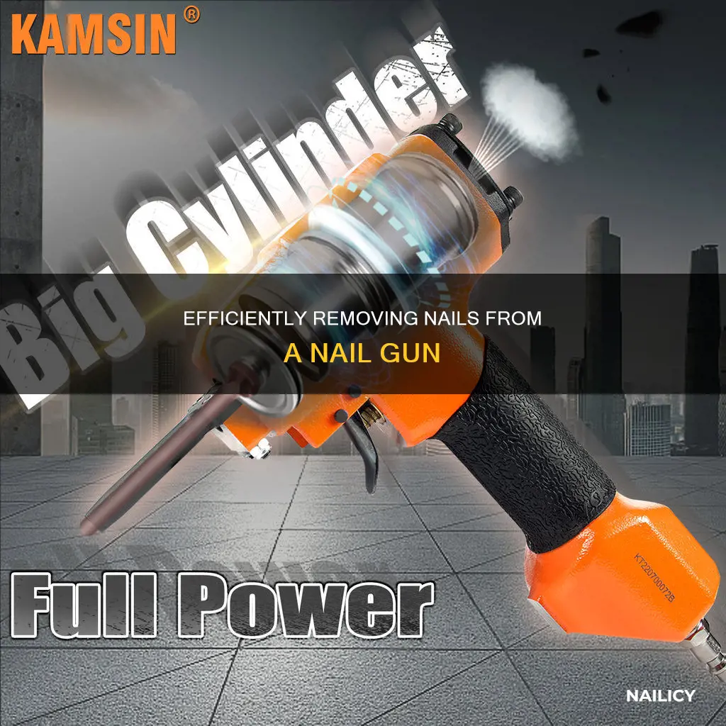 how to remove nails from a nail gun