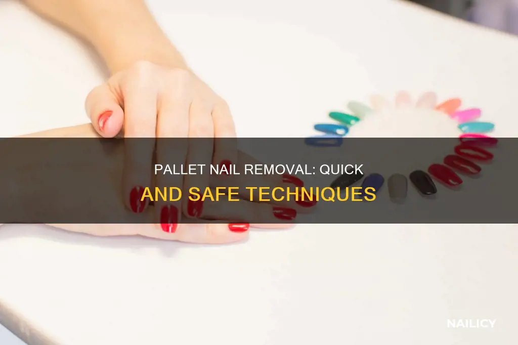 how to remove nails from a pallet