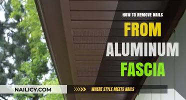 Efficiently Removing Nails from Aluminum Fascia