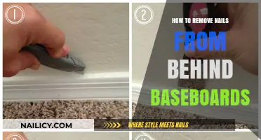 Efficiently Removing Nails: Behind Baseboards