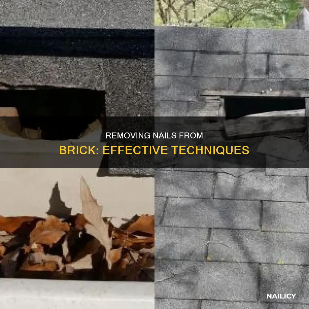how to remove nails from brick