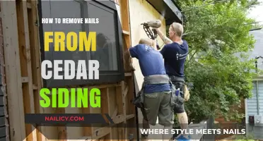 Removing Nails from Cedar Siding: A Step-by-Step Guide