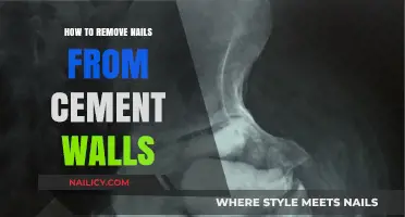 Removing Nails from Cement Walls: A Step-by-Step Guide