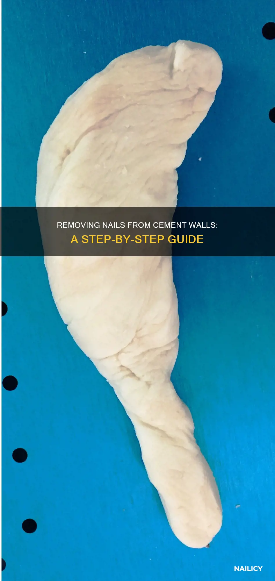 how to remove nails from cement walls
