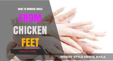 Efficiently Removing Nails from Chicken Feet