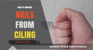 Removing Nails from the Ceiling: A Step-by-Step Guide