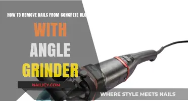 The Best Way to Remove Nails from Concrete with an Angle Grinder