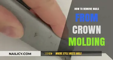 Efficiently Removing Nails from Crown Molding