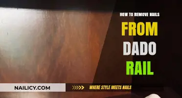 Efficiently Removing Nails from a Dado Rail
