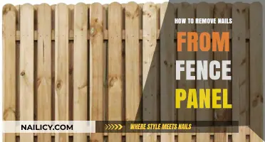 Efficiently Removing Nails from Fence Panels