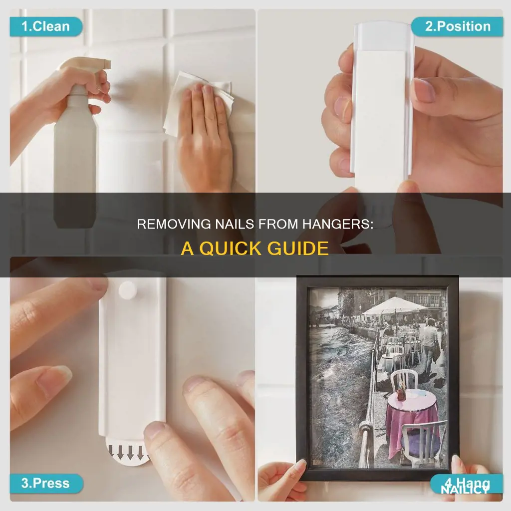 how to remove nails from hangers