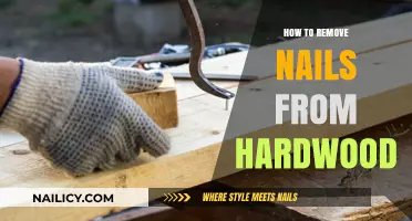 Efficiently Removing Nails from Hardwood Floors
