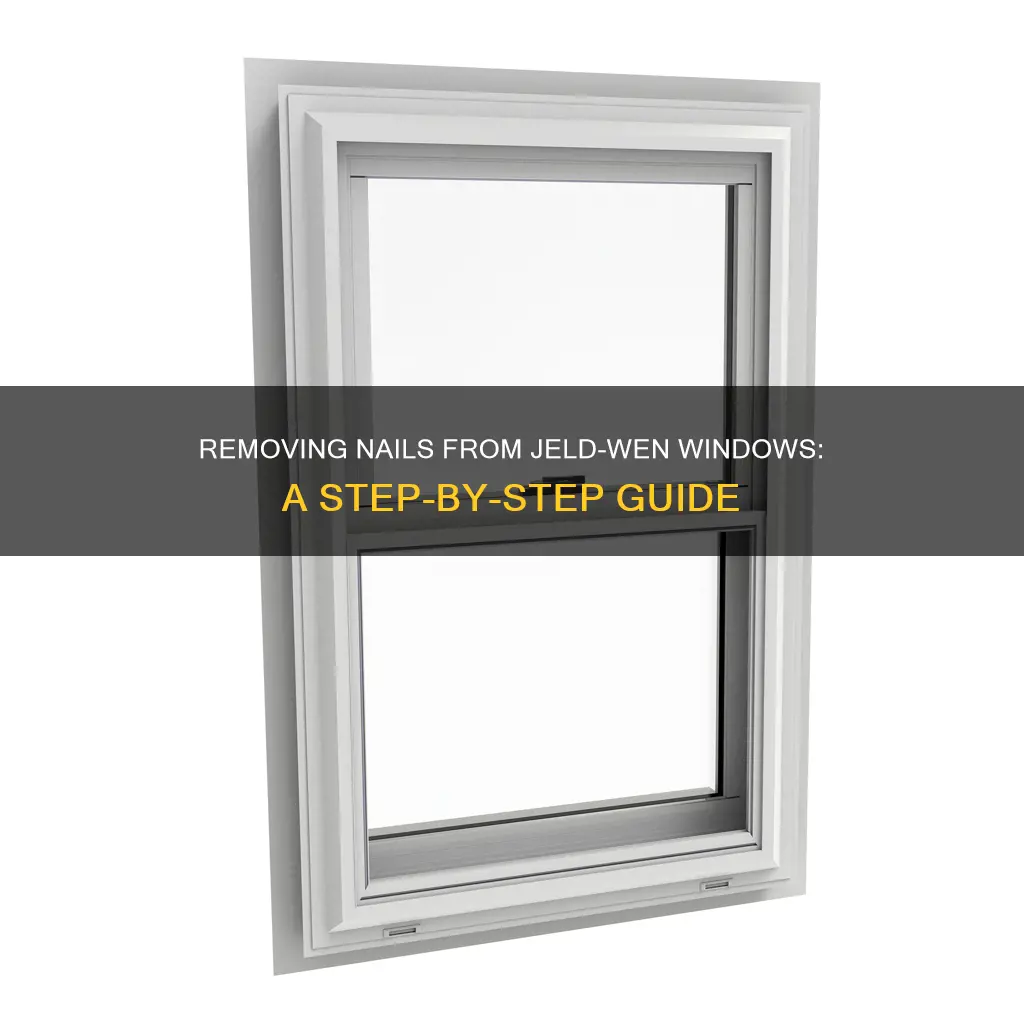 how to remove nails from jeld wen windows