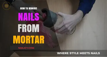Efficiently Removing Nails from Mortar