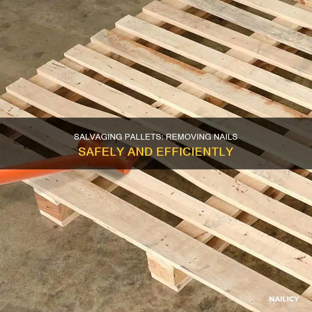 how to remove nails from old pallets
