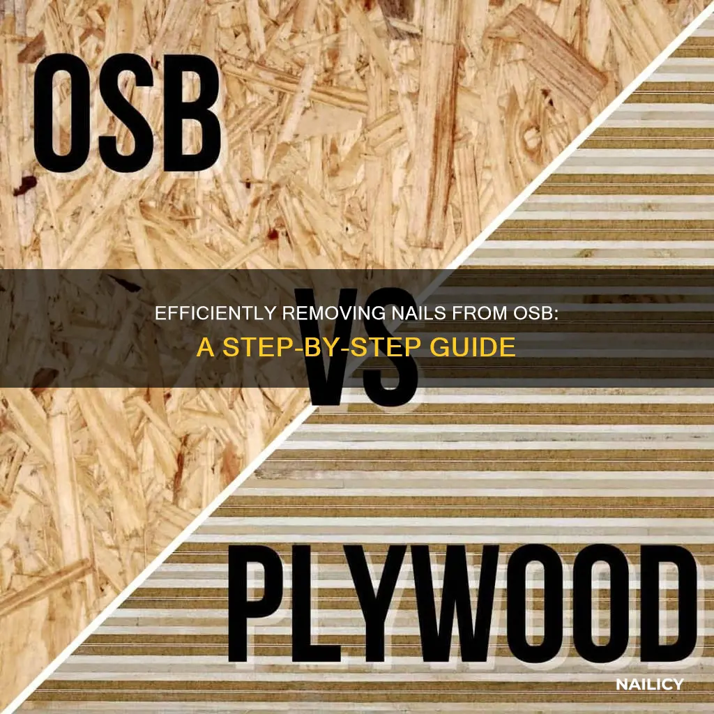 how to remove nails from osb
