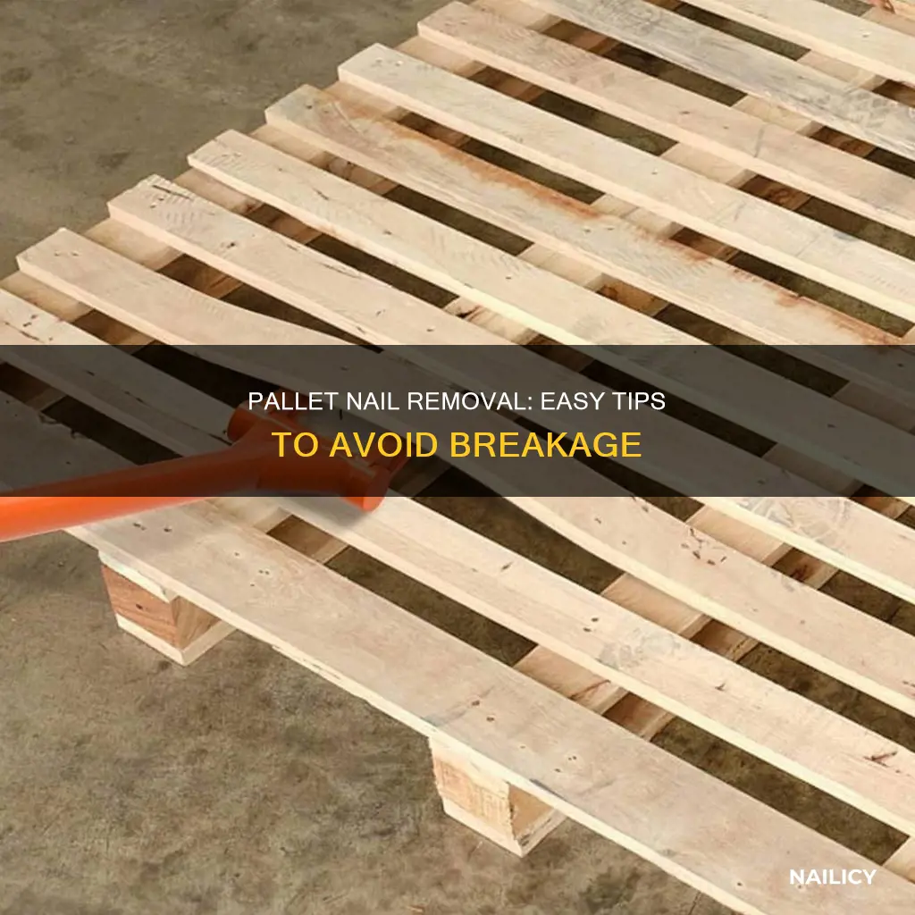 how to remove nails from pallet without breaking