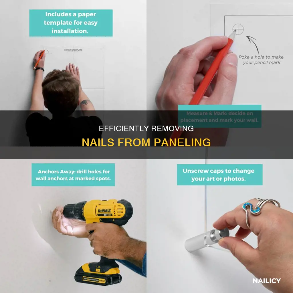 how to remove nails from paneling