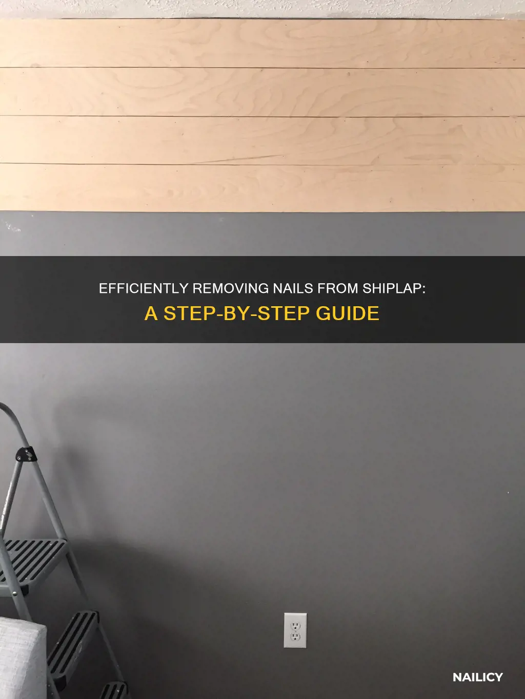 how to remove nails from shiplap