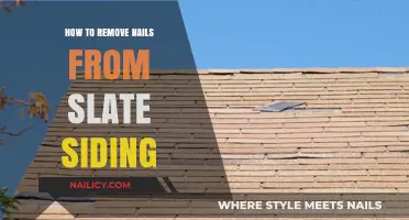 Efficiently Removing Nails from Slate Siding