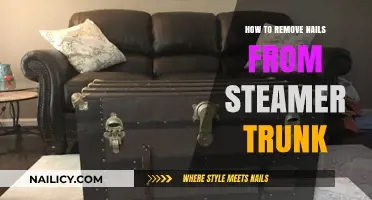Removing Nails from a Steamer Trunk: A Simple Guide