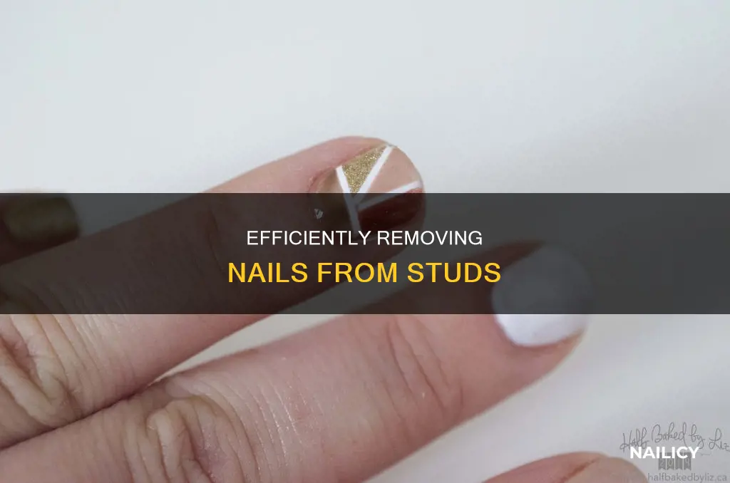how to remove nails from studs