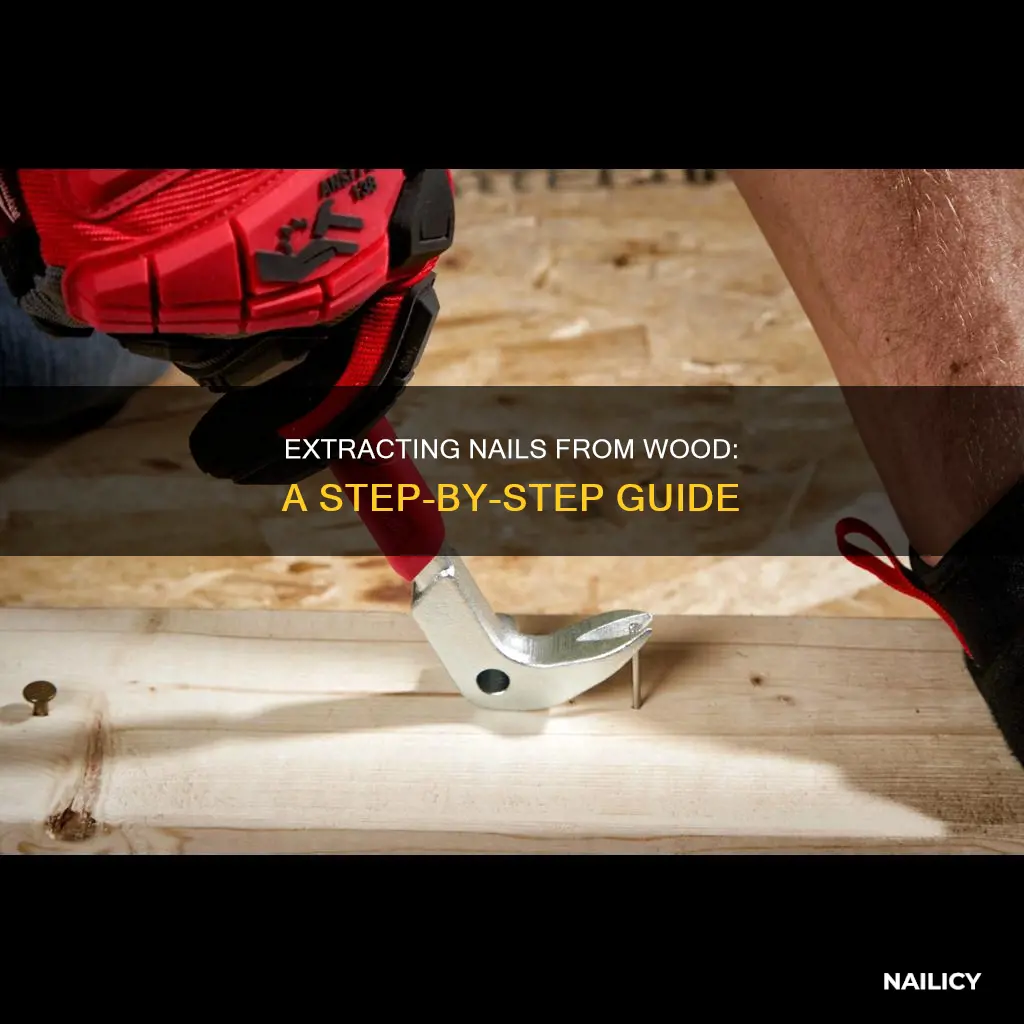 how to remove nails from wodden post