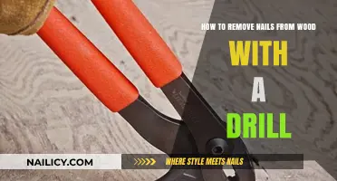 Drill It Out: Removing Nails from Wood