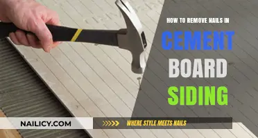 Removing Nails from Cement Board Siding: A Step-by-Step Guide