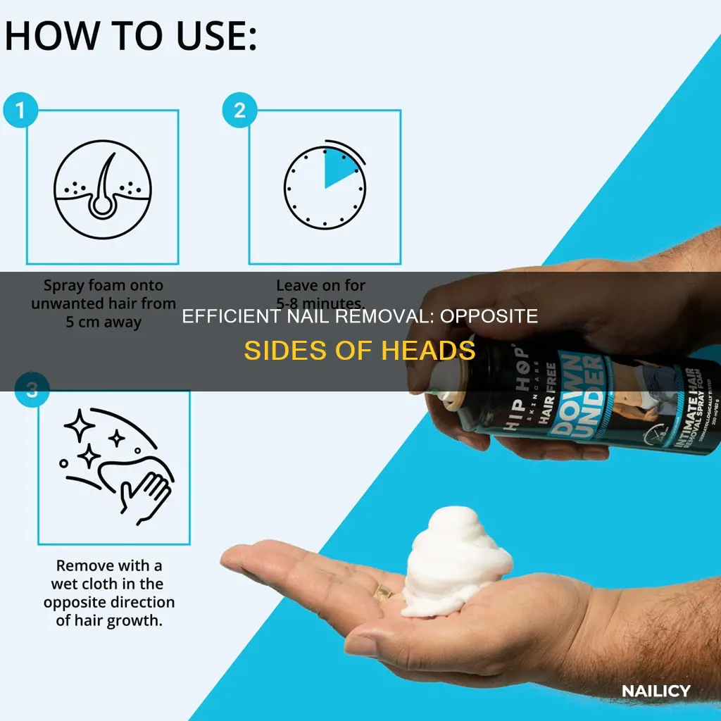 how to remove nails on opposite side of heads