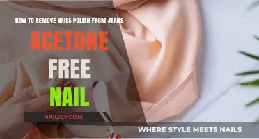 Removing Nail Polish Stains from Your Jeans: Acetone-Free Tricks