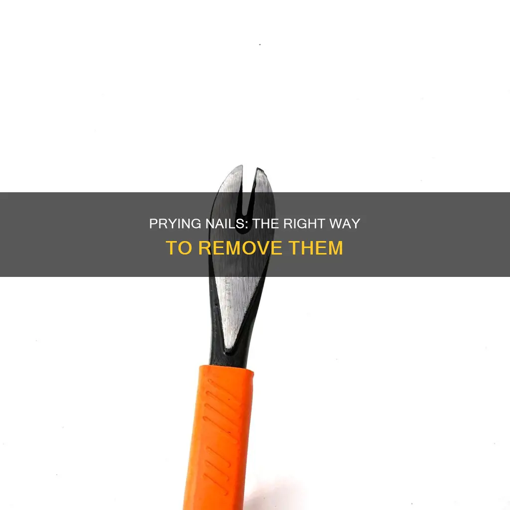 how to remove nails with a pry bar
