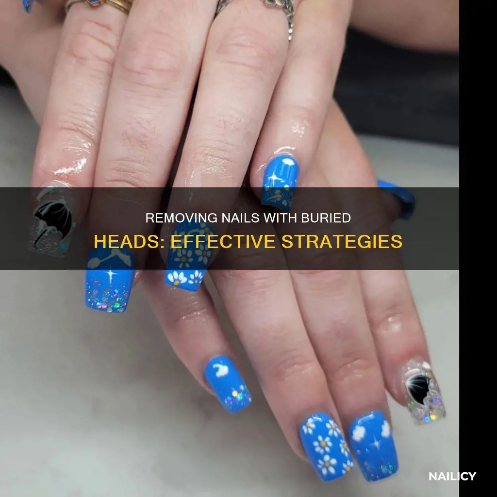 how to remove nails with buried heads