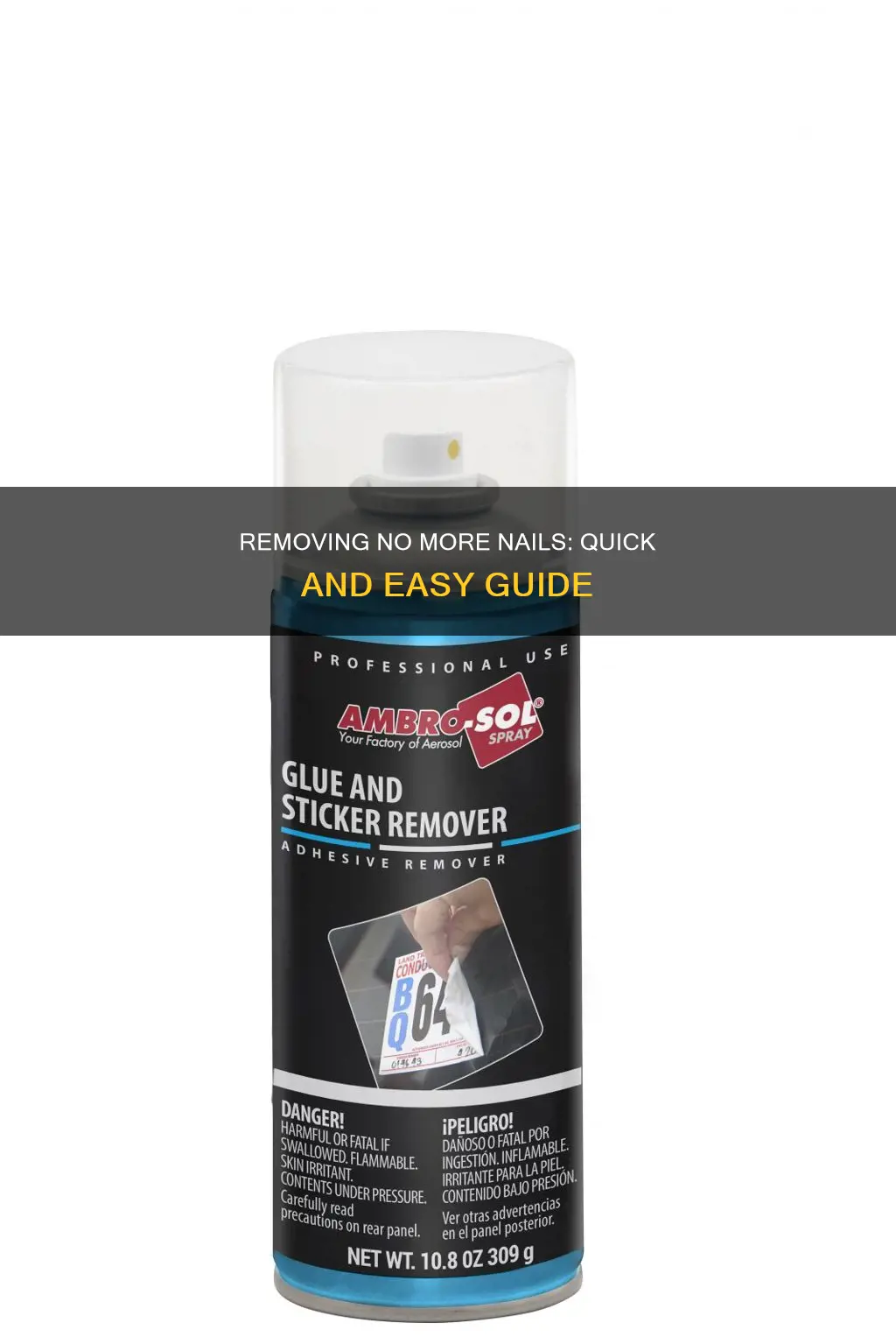 how to remove no more nails from wall