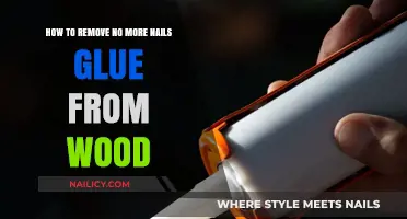 Removing No More Nails Glue from Wood: A Step-by-Step Guide