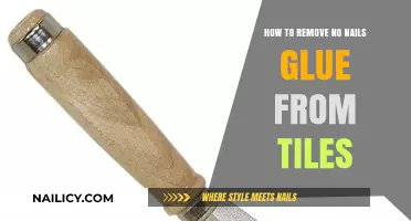 Effective Ways to Remove No Nails Glue from Tiles