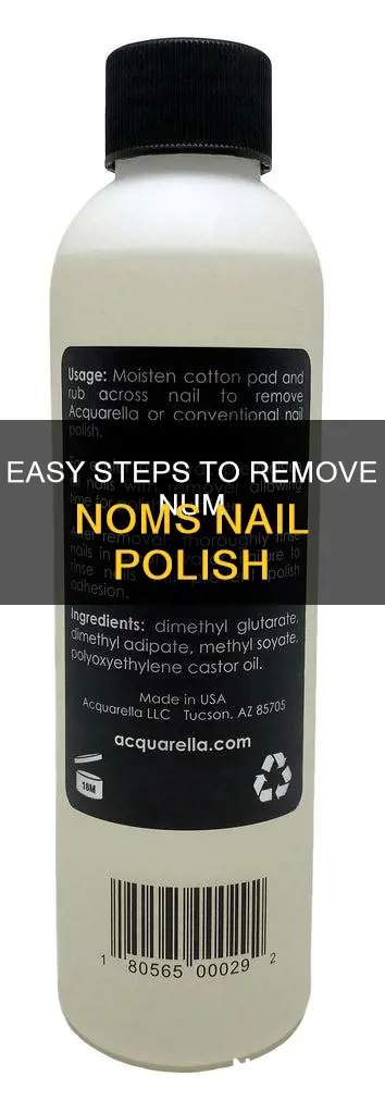 how to remove num noms nail polish