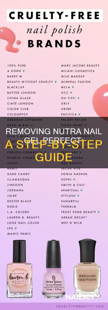 how to remove nutra nail gel perfect