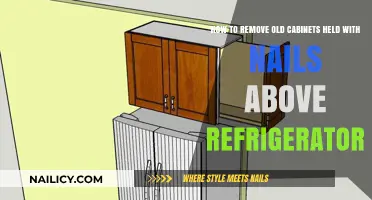 Removing Cabinets: Nail-by-Nail Over the Fridge