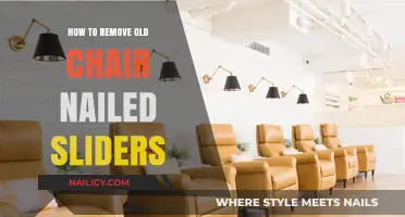 Easy Slider Removal: Chairs