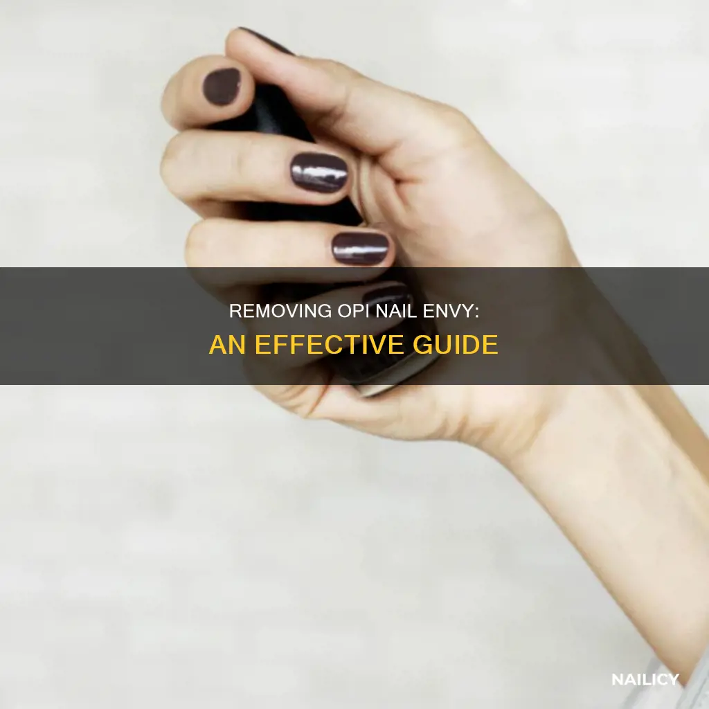 how to remove opi nail envy