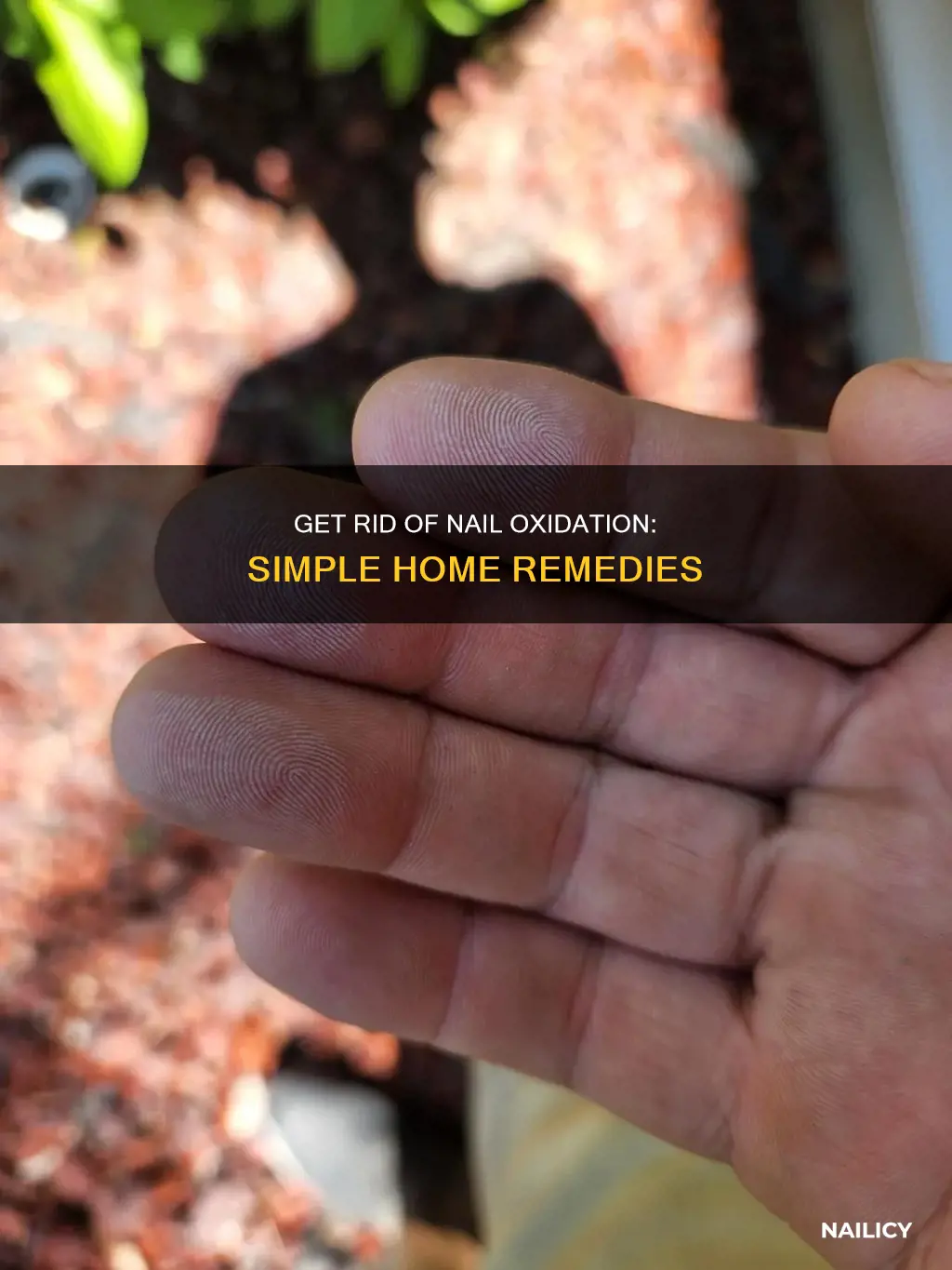 how to remove oxidation on nails