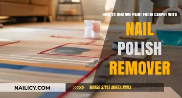 Use Nail Polish Remover to Effortlessly Strip Paint from Carpets