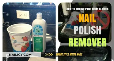 Removing Paint Stains with Nail Polish Remover