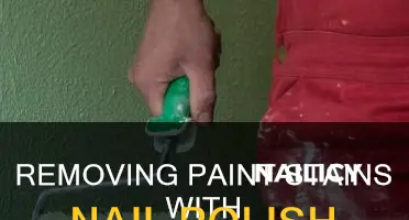 how to remove paint from clothes nail polish remover