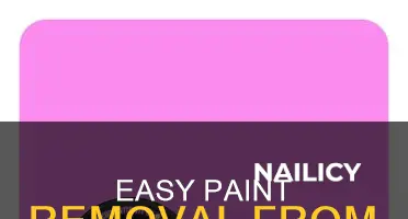 how to remove paint from nails