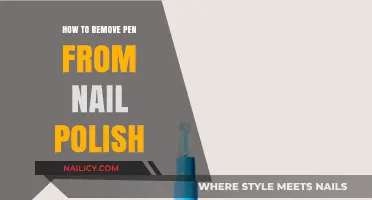 Removing Pen Ink from Nails: Quick and Easy Hacks