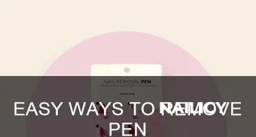 how to remove pen ink from nails