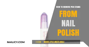 Erase Pen Stains From Nails: Quick Nail Polish Fixes